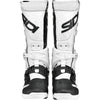 Bottes de Motocross Crossair Enduro/Sidi blanc/noir en paire de face