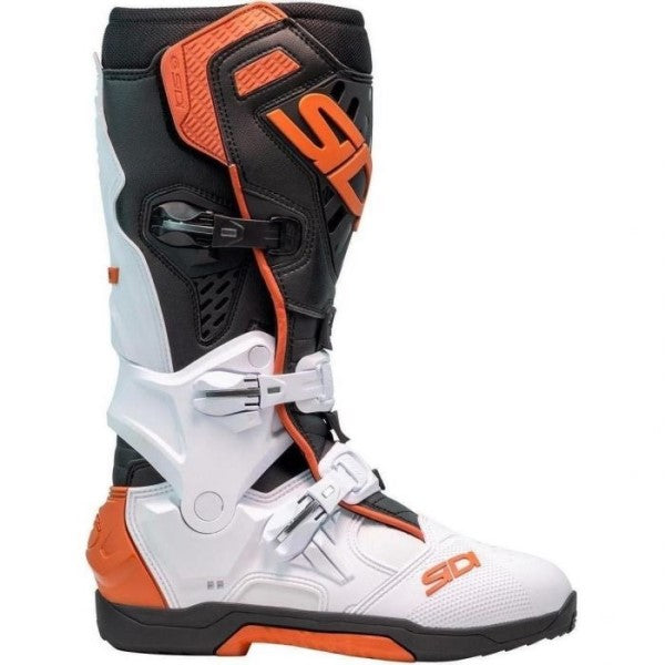 Bottes de Motocross Crossair /Sidi, noir brun, coté droit