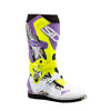 Bottes de Motocross Crossair HD Enduro Jaune/Mauve, de côté