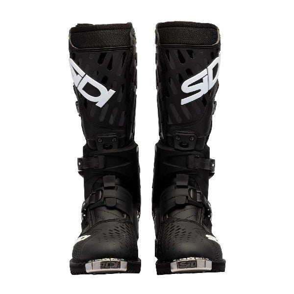 Bottes de Motocross Crossair HD Enduro Noir, de face