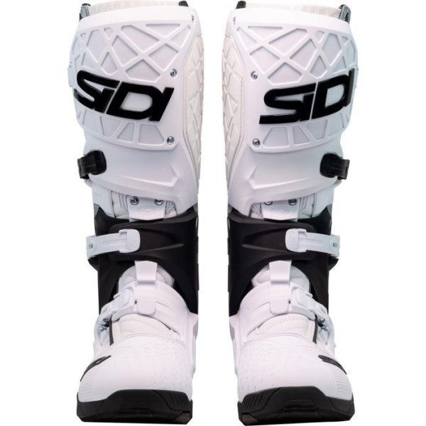 Bottes de Motocross Crossair X/ Sidi  blanc /noir de face