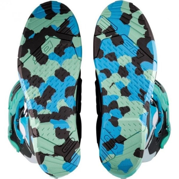 Bottes de Motocross Crossair X/ Sidi  /noir/bleu /blanc semelles 