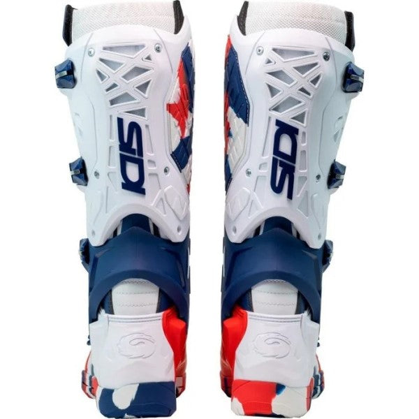 Bottes de Motocross Crossair X/ Sidi  /orange/bleu arrière