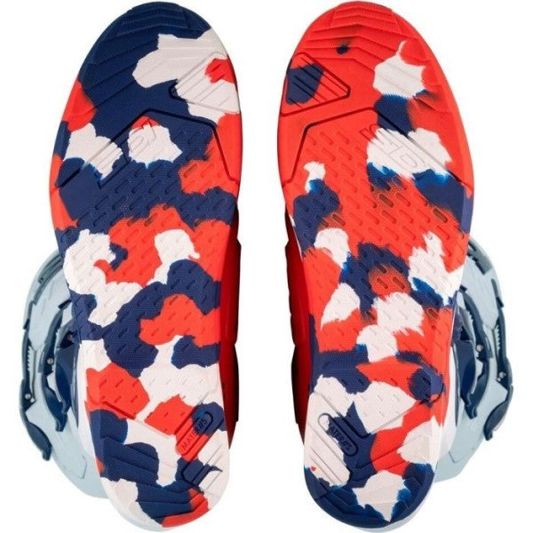 Bottes de Motocross Crossair X/ Sidi  /orange/bleu semelles
