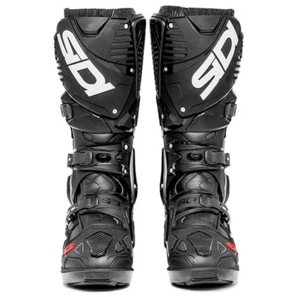 Bottes de Motocross Crossfire 3 SRS/Sidi noir, de face