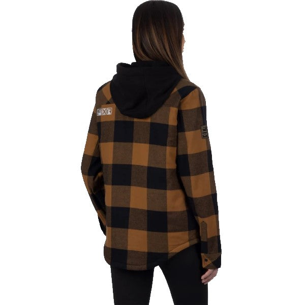 Manteau Flanelle Timber Isolé Unisexe Cuivre Dos