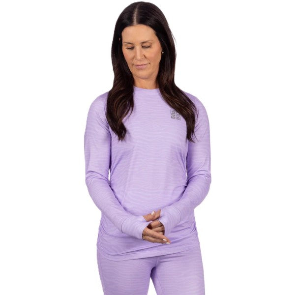 Chandail de Motoneige (sous-vêtement) Atmosphere Femme Mauve, de face