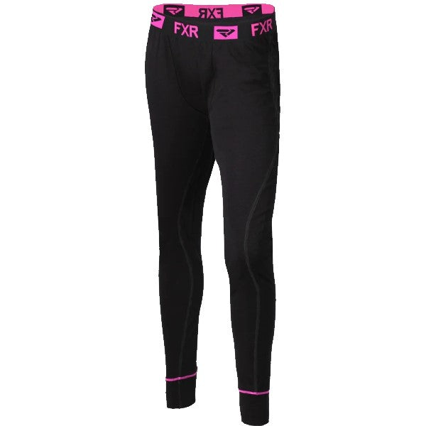 Pantalon Vapour Merino Femme Noir/Rose