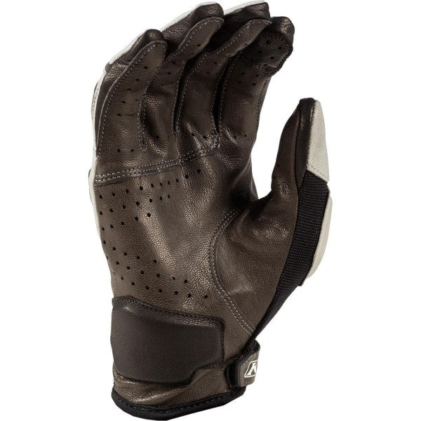 Gants de Moto Dakar CE Gris de l'intérieur