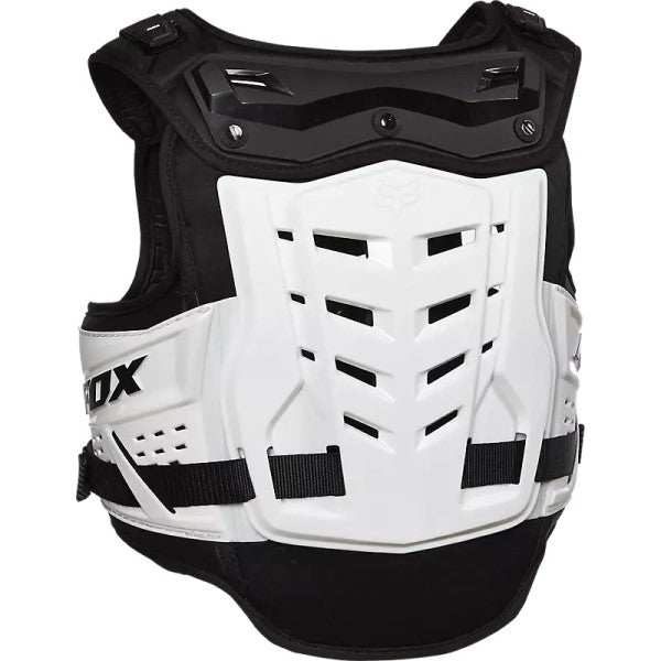 Plastron de Motocross Raptor Proframe Junior Fox noir, de dos