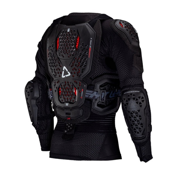 Chandail de Protection de Motocross 4.5 Evo Leatt noir, de dos