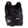 Plastron de Motocross 4.5 Evo Leatt noir, de face