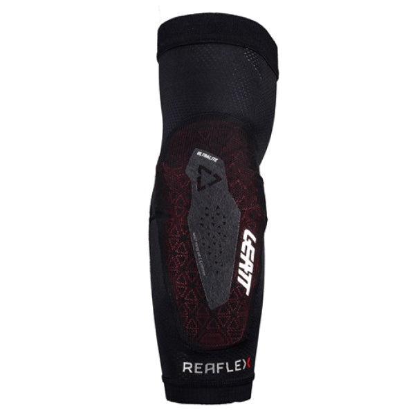 Protège-Coudes de Motocross Reaflex Ultralite Leatt noir, de face