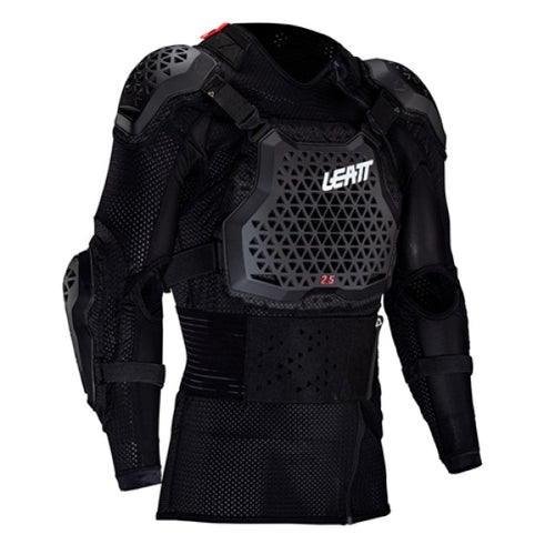 Chandail de Protection de Motocross 5.5 Evo Leatt noir, de face