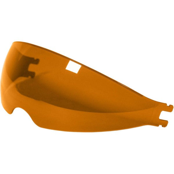 Visière de Motoneige Delta R4 Orange incliné de face