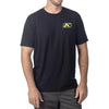 T-shirt Destination Tri-blend/Klim/Noir et haute-visibilité, de face