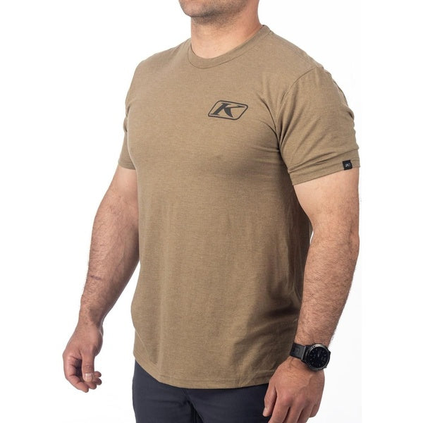 T-shirt Destination Tri-blend/Klim/brun, de face