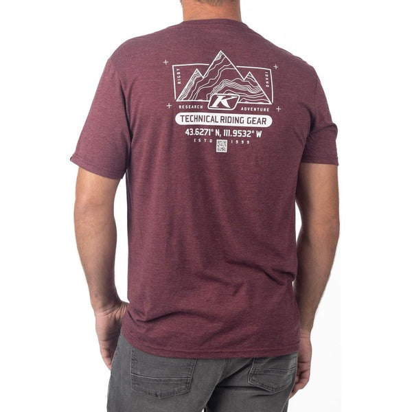 T-shirt Destination Tri-blend/Klim/brun foncé, de dos