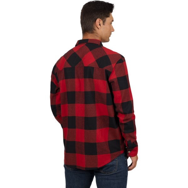 Chemise Flanelle Timber Rouge Dos