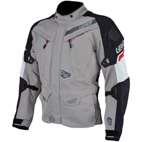 Manteau de Moto ADV Dritour 7.5 Gris/Noir incliné de droite