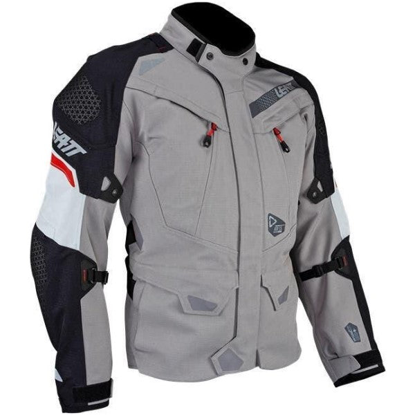 Manteau de Moto ADV Dritour 7.5 Gris/Noir incliné de gauche
