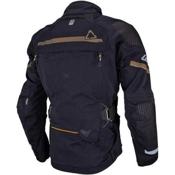 Manteau de Moto ADV Dritour 7.5 Noir incliné de dos à gauche