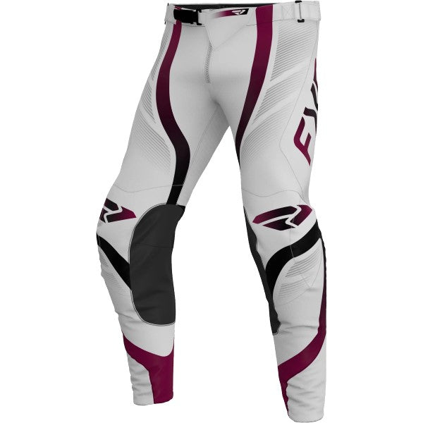 Pantalon de Motocross Helium Infinity Argent de face