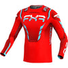 Chandail de Motocross Vapor Rouge/Bleu incliné de face