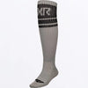 Bas de Motocross Sock Gris/Noir, de face