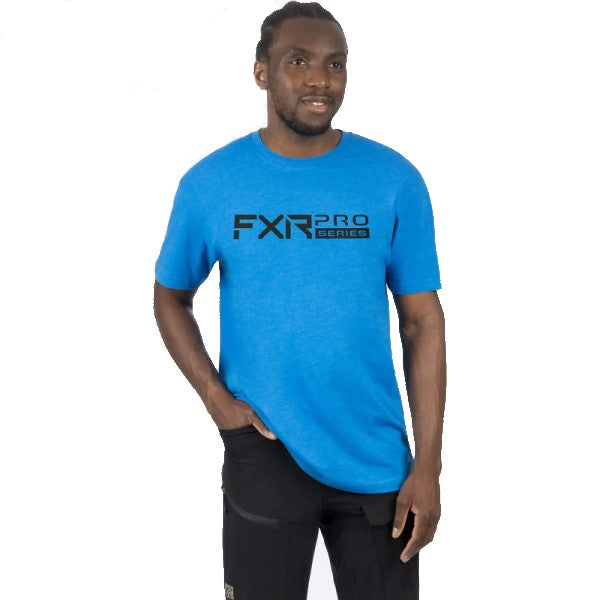 T-Shirt Pro Series Premium bleu, de face