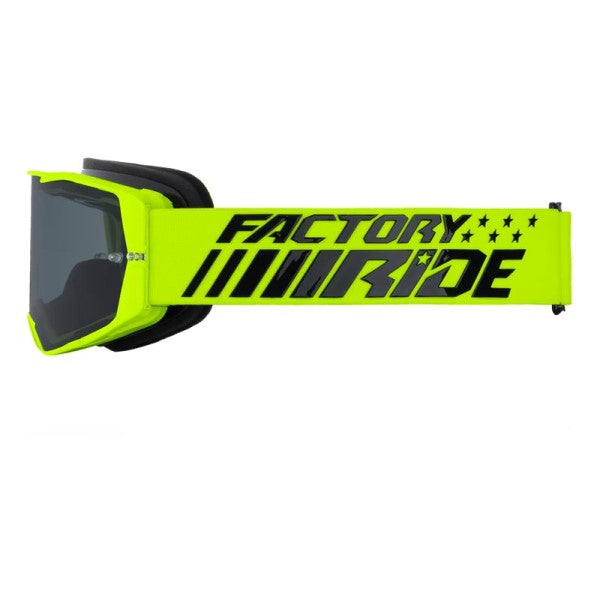 Lunette de Motocross Factory Ride Haute visibilité, de côté