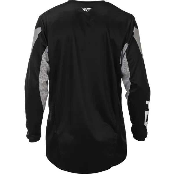 Chandail de Motocross Kinetic/fly/noir gris, de dos
