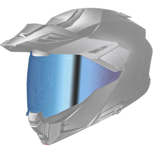 Visière de Moto i80 Bleu incliné de droite