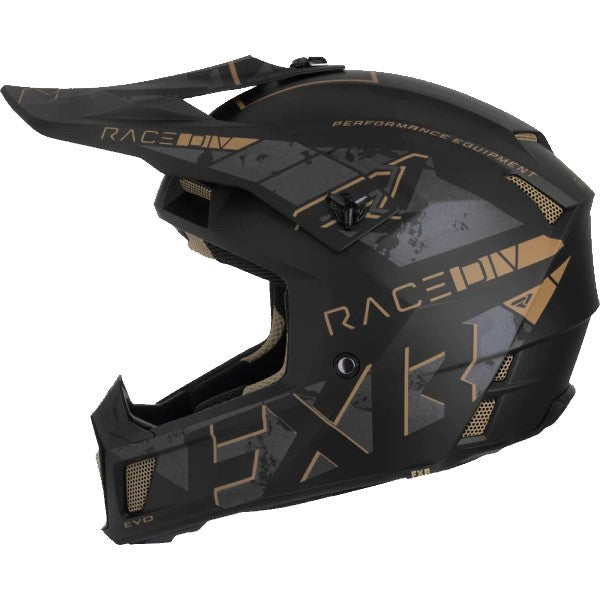 Casque de Motocross Clutch Stealth Gauche