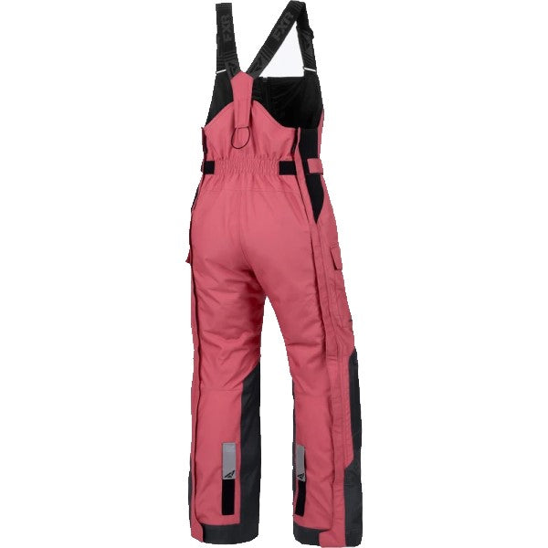 Pantalon de motoneige Excursion Ice Pro rose noir, de dos