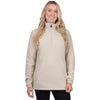 Coton Ouaté Aspen 1/4 Zip Femme Beige