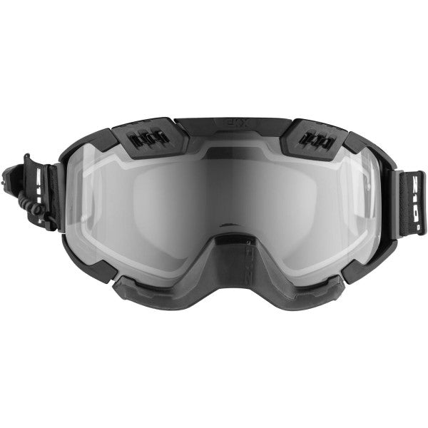 Lunettes de Motoneige Électrique Aération Contrôlable Photochromique 210° de face