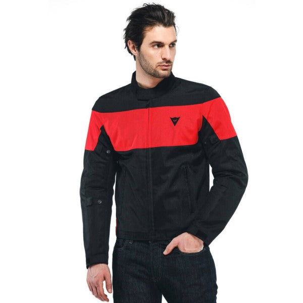 Manteau de Moto Dainese Electtrica Air Noir_Rouge Modèle