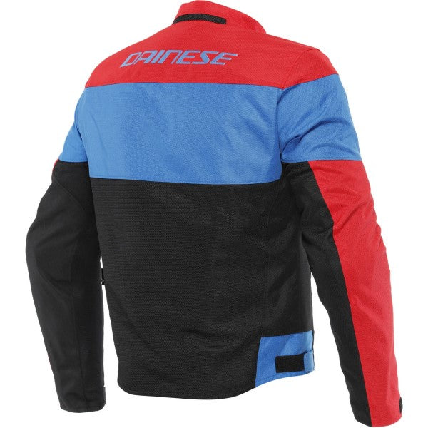 Manteau de Moto Dainese Electtrica Air Noir_Rouge_Bleu Dos