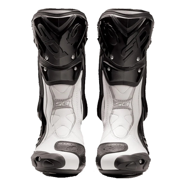 Bottes de Moto ST Noir/Blanc, en face