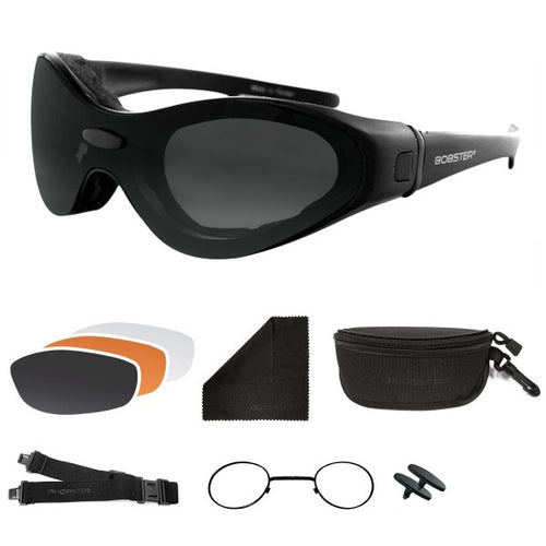 Lunettes de Moto Spektrax Bobster ensemble