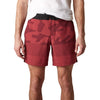 Short de Volley Essex Camo Rouge de face