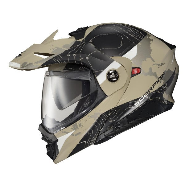 Casque Modulaire de Moto Exo-AT960 Beige