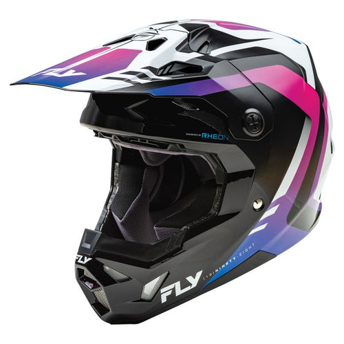 Casque de Motocross Fly Racing Formula CP Krypton Noir Mauve