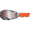 Lunettes de Motocross Armega Hiper Lentilles Miroir 100% gris et orange