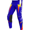 Pantalon de Motocross Clutch Pro Bleu/Jaune/Orange de face