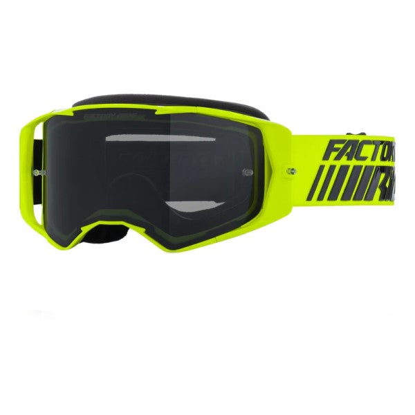 Lunette de Motocross Factory Ride Haute visibilité, de face