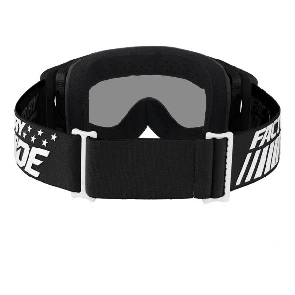 Lunette de Motocross Factory Ride Noir, Arrière