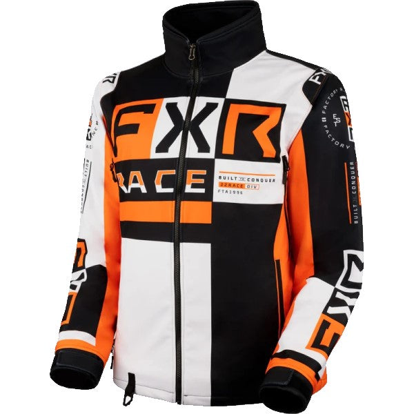 Manteau Cold Cross RR Noir/Blanc/Orange