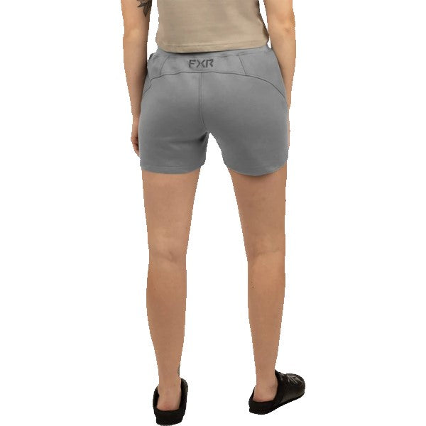 Short Jogger FXR Femme Gris Derrière